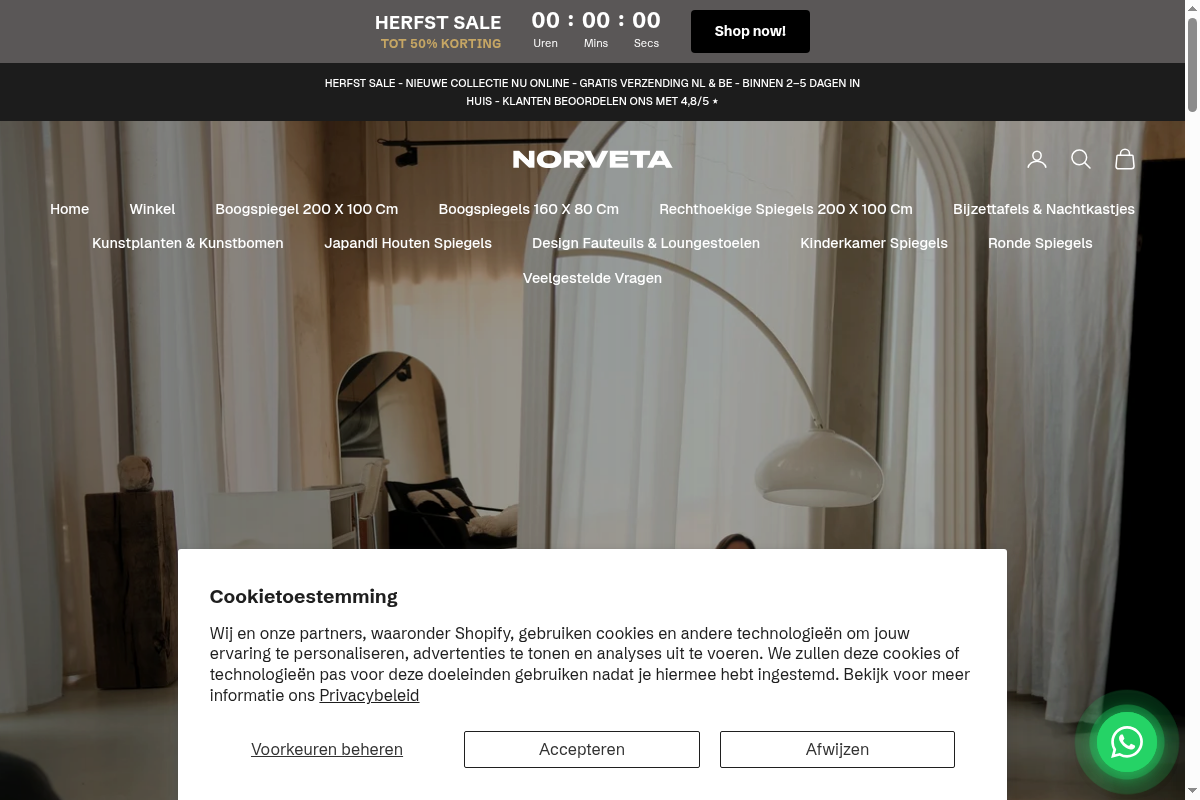 Norveta website - norveta.nl